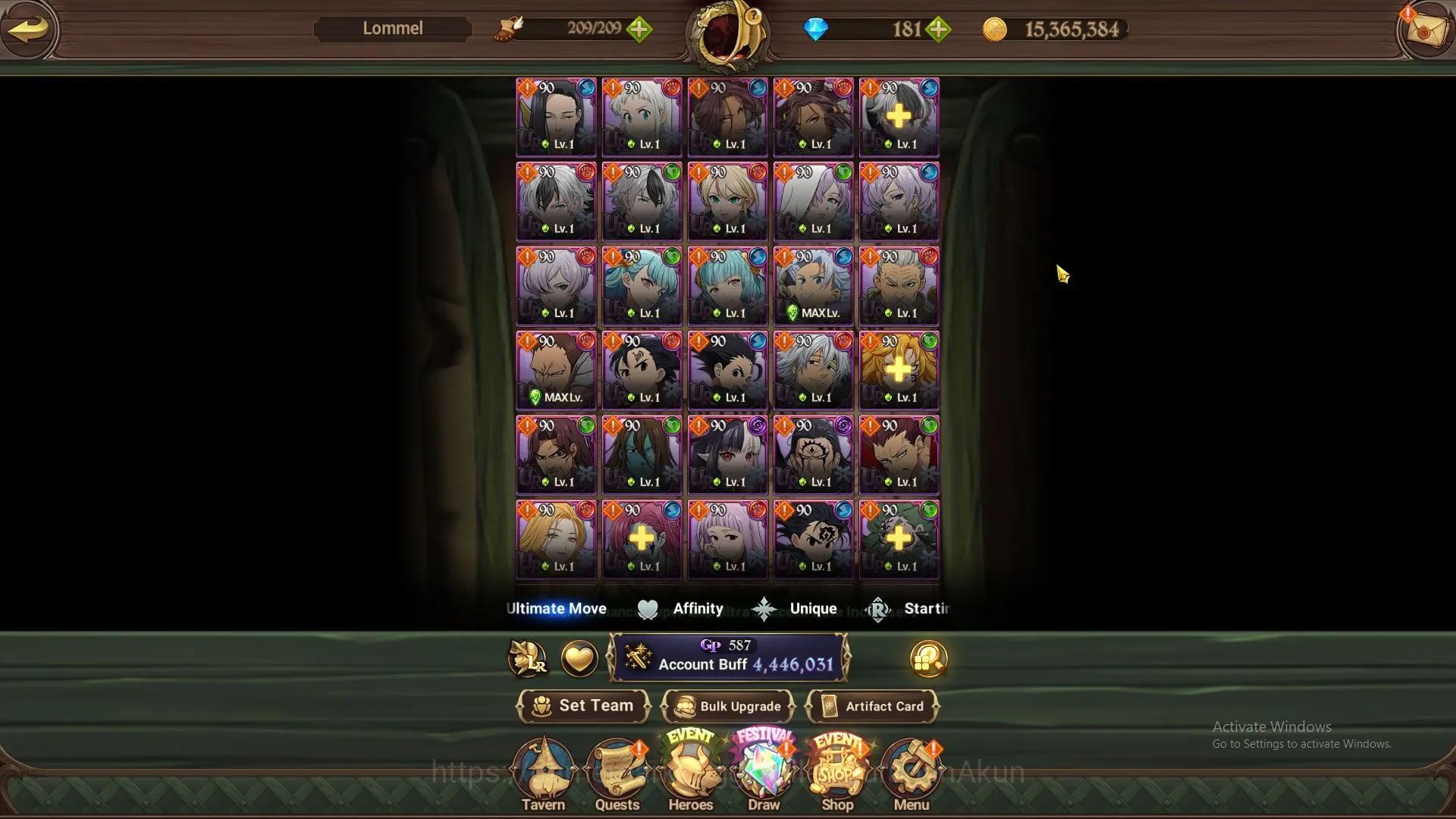 The Seven Deadly Sins: Grand Cross Accounts ASIA|4,4M CC|3LR+10UR+Collab(Konosuba,Solev)+181 G image 3