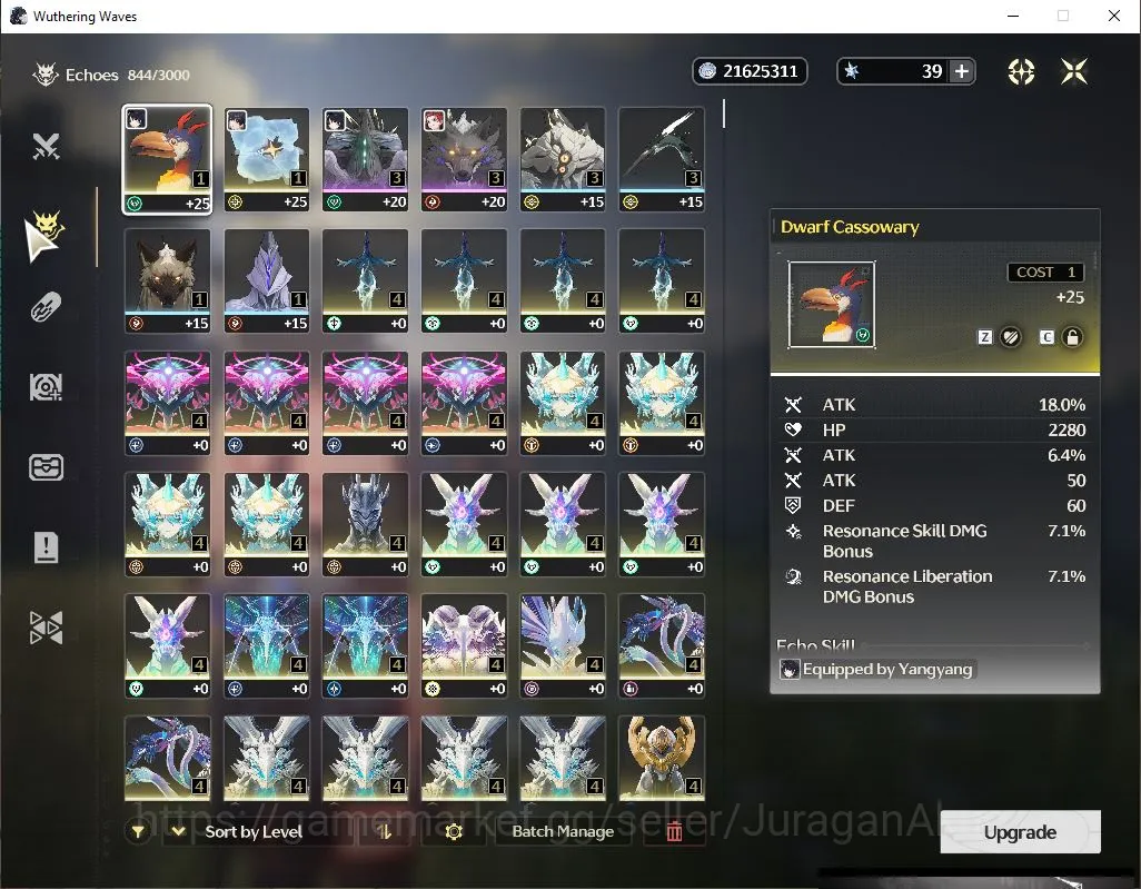 EU| UL 43 |2 Limited | Galbrena+Sign, Shorekeeper+Sign | DB 25 | Log Kuro|Take Email|Check SS (WW1723) Wuthering Waves Mid-Game EU| UL 43 |2 Limited | Galbrena+Sign, Shorekeeper+ image 1