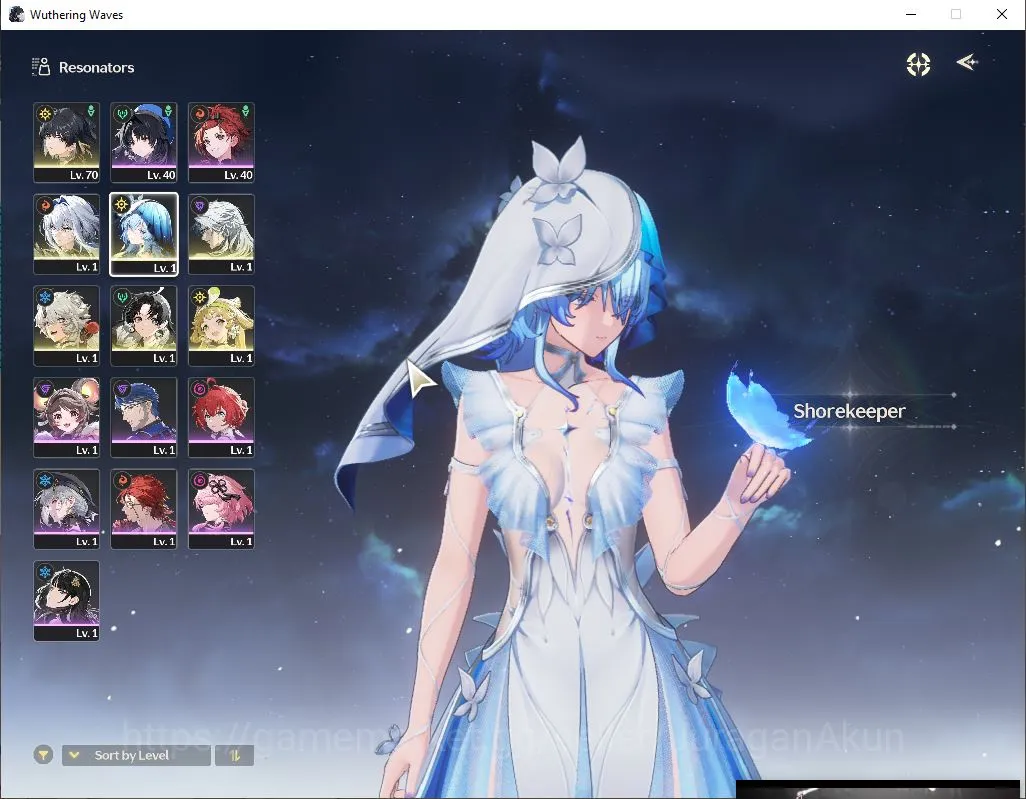 Wuthering Waves Accounts Mid-Game EU| UL 43 |2 Limited | Galbrena+Sign, Shorekeeper+Sign | DB 25 | Log Kuro|Take Email|Check 4