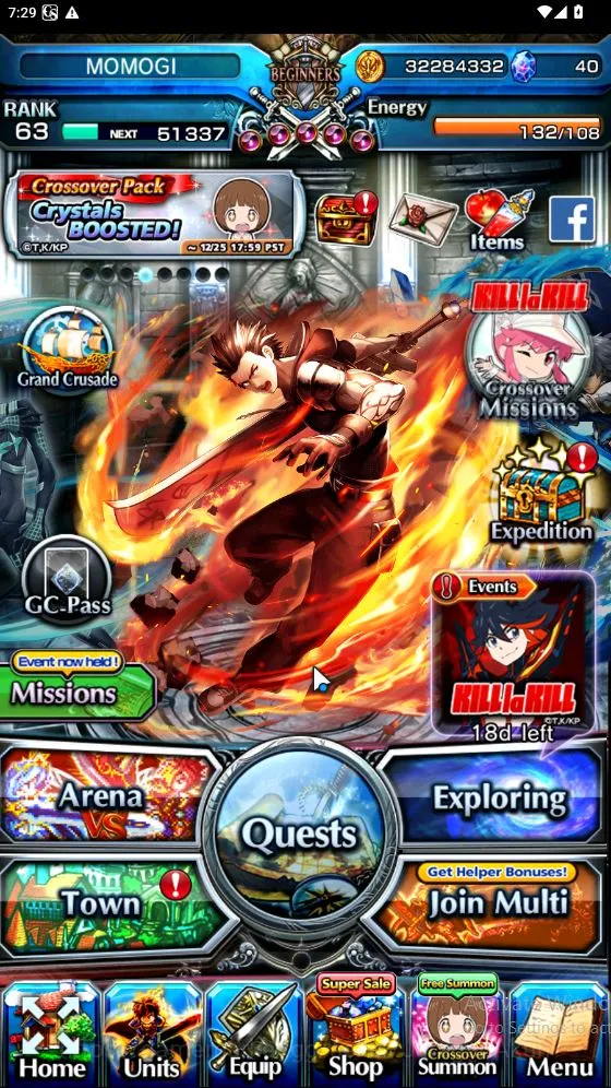 Grand Summoners Mid-Game Global|Rank 63|19 Ascend[RoyTW,InumutaTW,SaberTW,D image 1