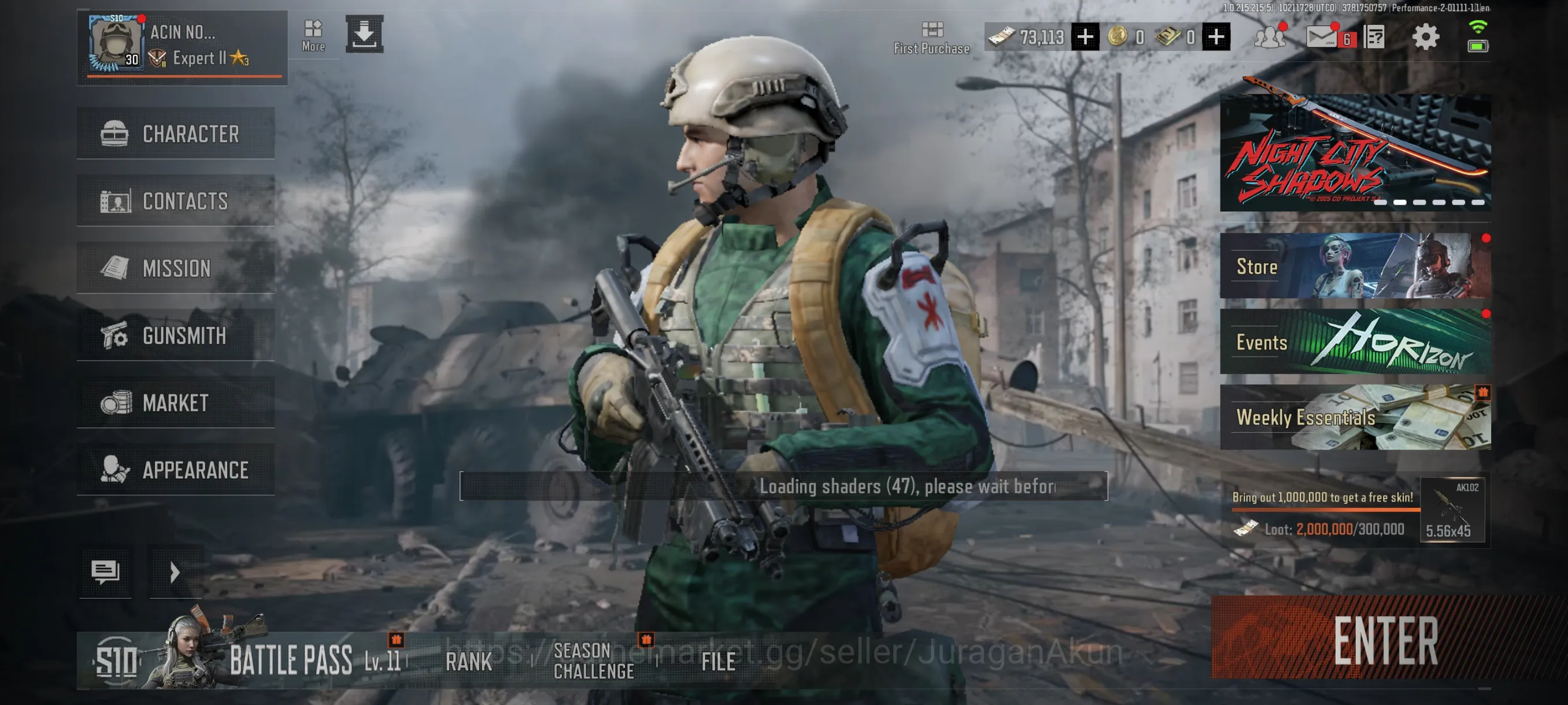 Arena Breakout Mid-Tier [MOBILE]SV 11M|CV 9M|TraumaFrom,Peak AEK,GGT03,TQ  image 1
