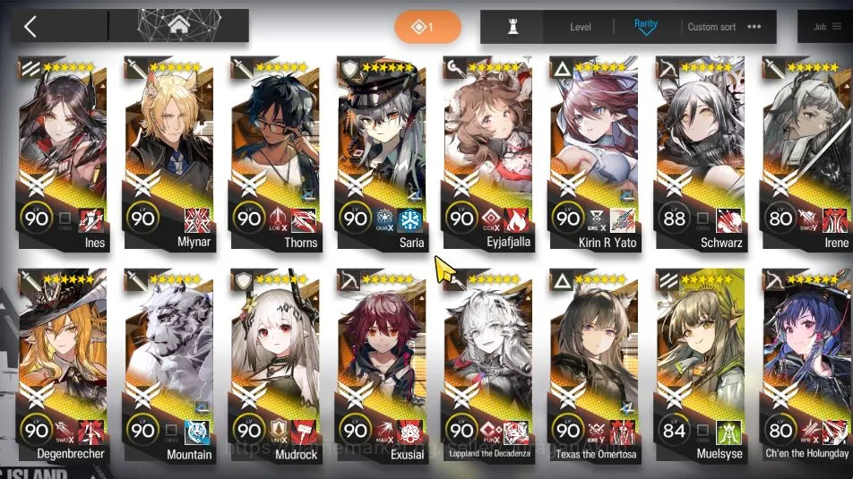 Arknights Accounts High-End Lv104|OP 249 63 Skin|14 2