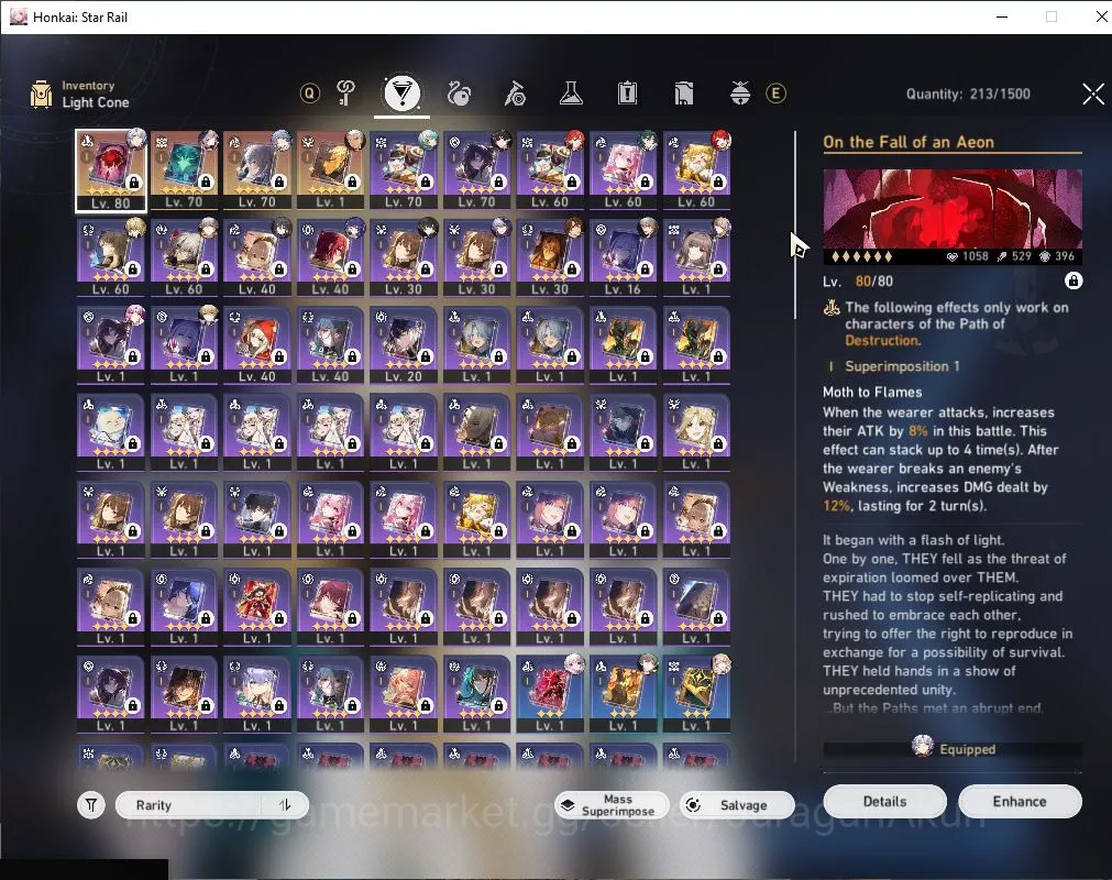 Honkai Star Rail Accounts Mid Game ASIA|TL 67|9 Limited|Phainon,Sunday,3B,The Herta,Dante,Etc|MC Male|Amphoreus|Take 3