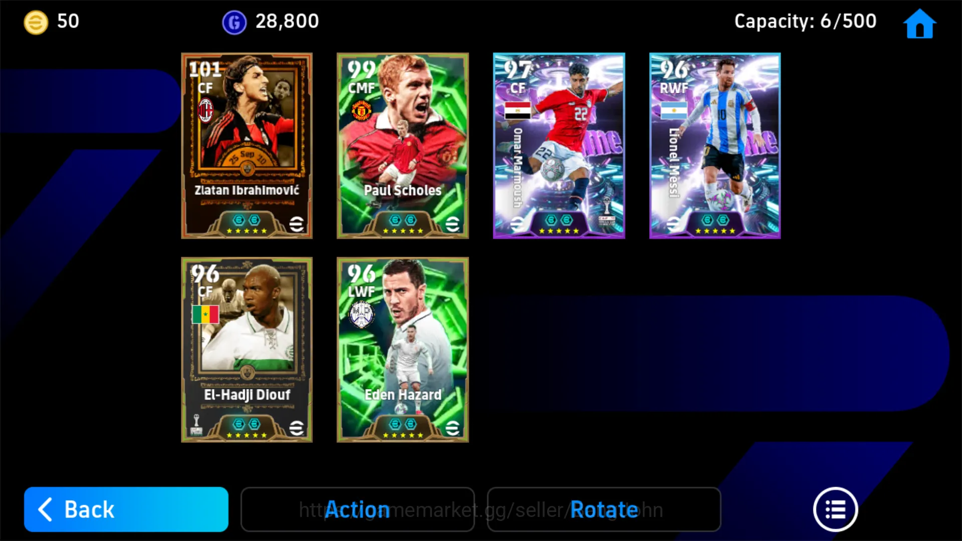 eFootball Accounts Others Power 3123 | Zlatan Ibrahimovic Big Time | Paul Scholes Epic DB | Omar Marmoush Show Time| EFB230B 3