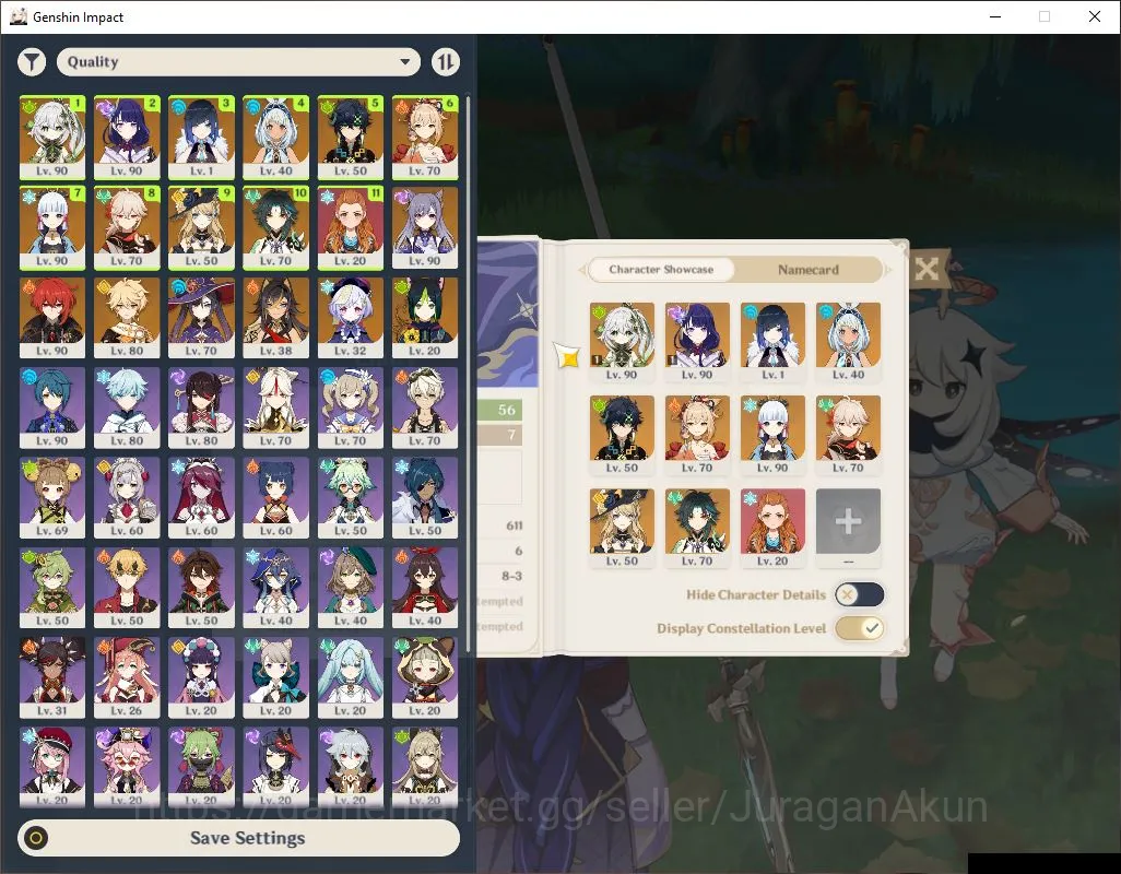 Genshin Impact Mid Game ASIA|AR 56|9 Limited + 6[5 StarWeapon][(Nahida C1, image 1