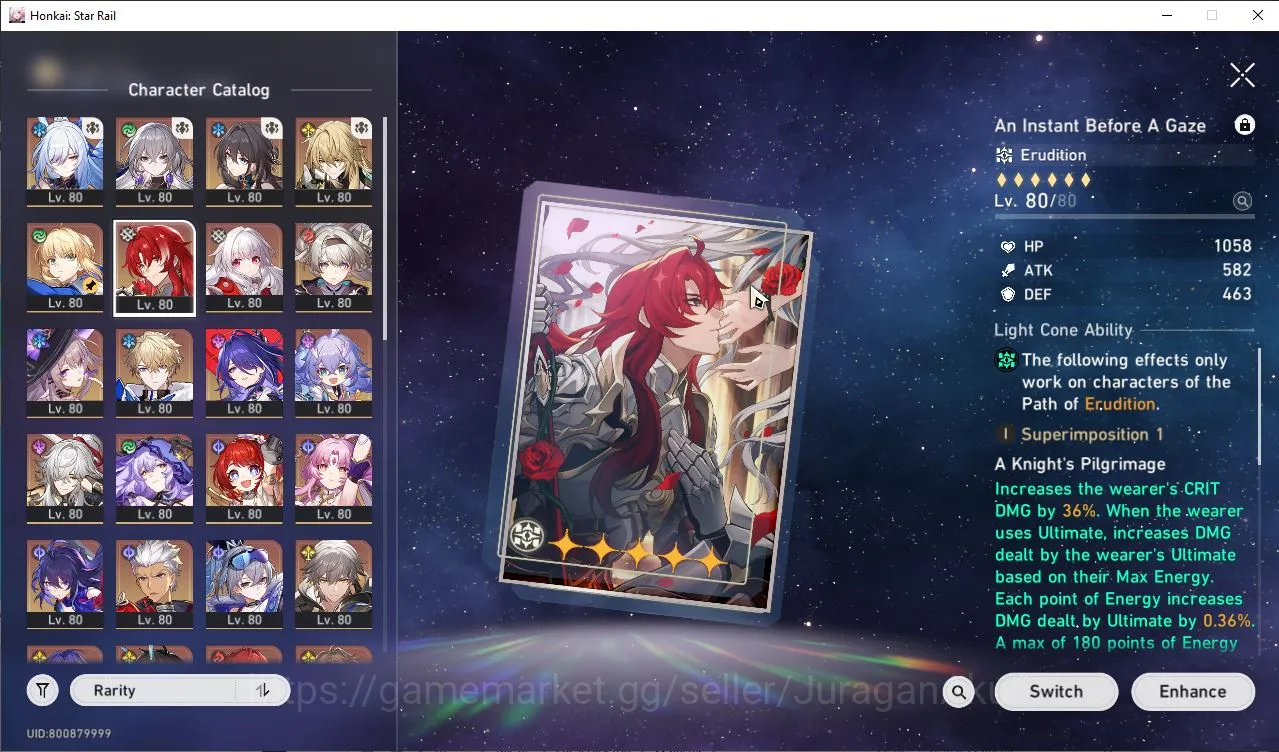 Honkai Star Rail Accounts Mid Game ASIA|TL70+GI|14 Limits [(Archer,Argenti,Firefly,The 5