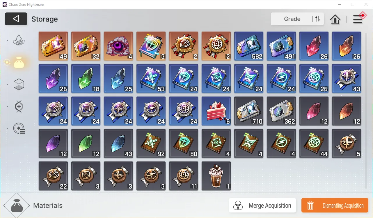 Chaos Zero Nightmare Accounts GLOBAL Lv33| 6 SSR (HaruM2+Sign,Magna,Hugo,Rin,Orlea,Veronica) + 11 SR (MikaM4,NiaM3,etc) |Log 3