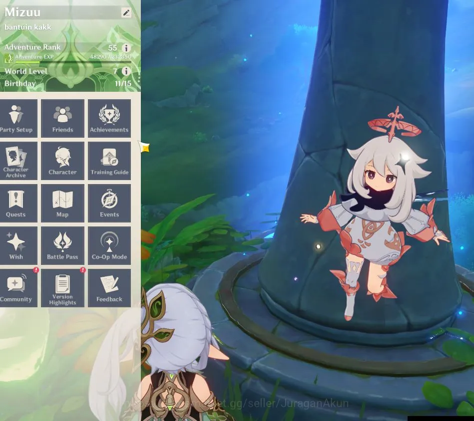 Genshin Impact Mid Game ASIA|AR 55|5 Limited+ 4 [5 Star's Weapon][Arlecchi image 1