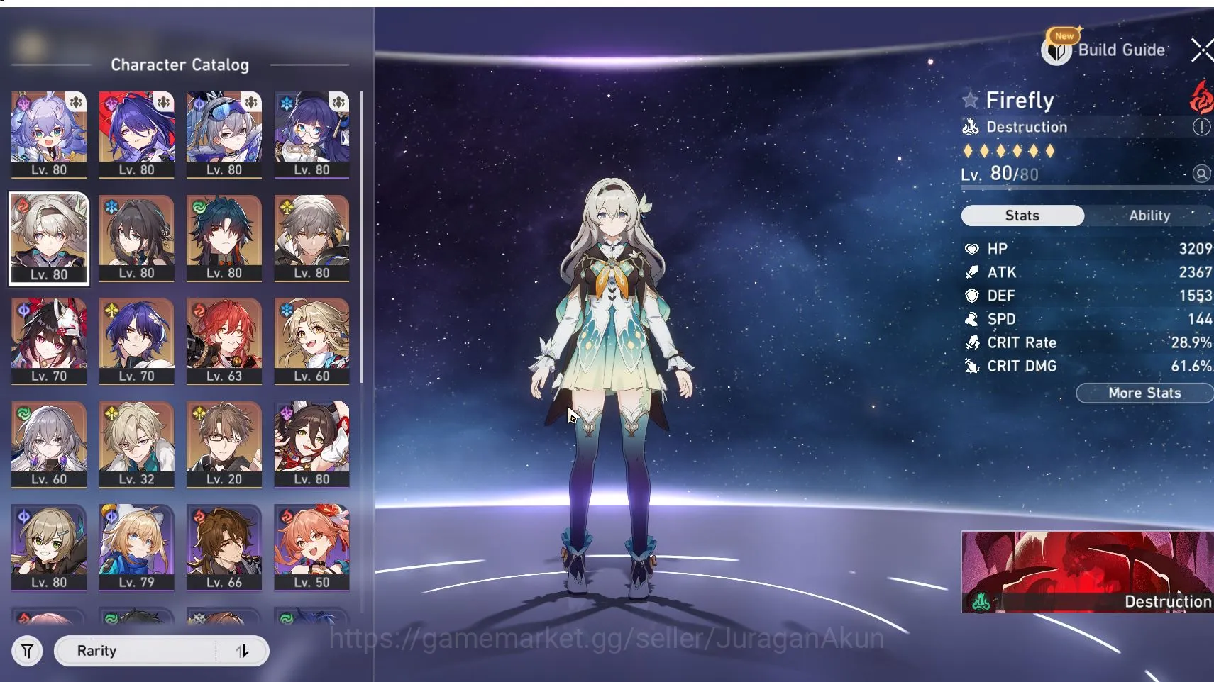 Honkai Star Rail Accounts Mid Game ASIA [TL67] 7 limited (Acheron+Sign, Ruan Mei E1,FireFly ) (Amphoreus ) |Take Email 3