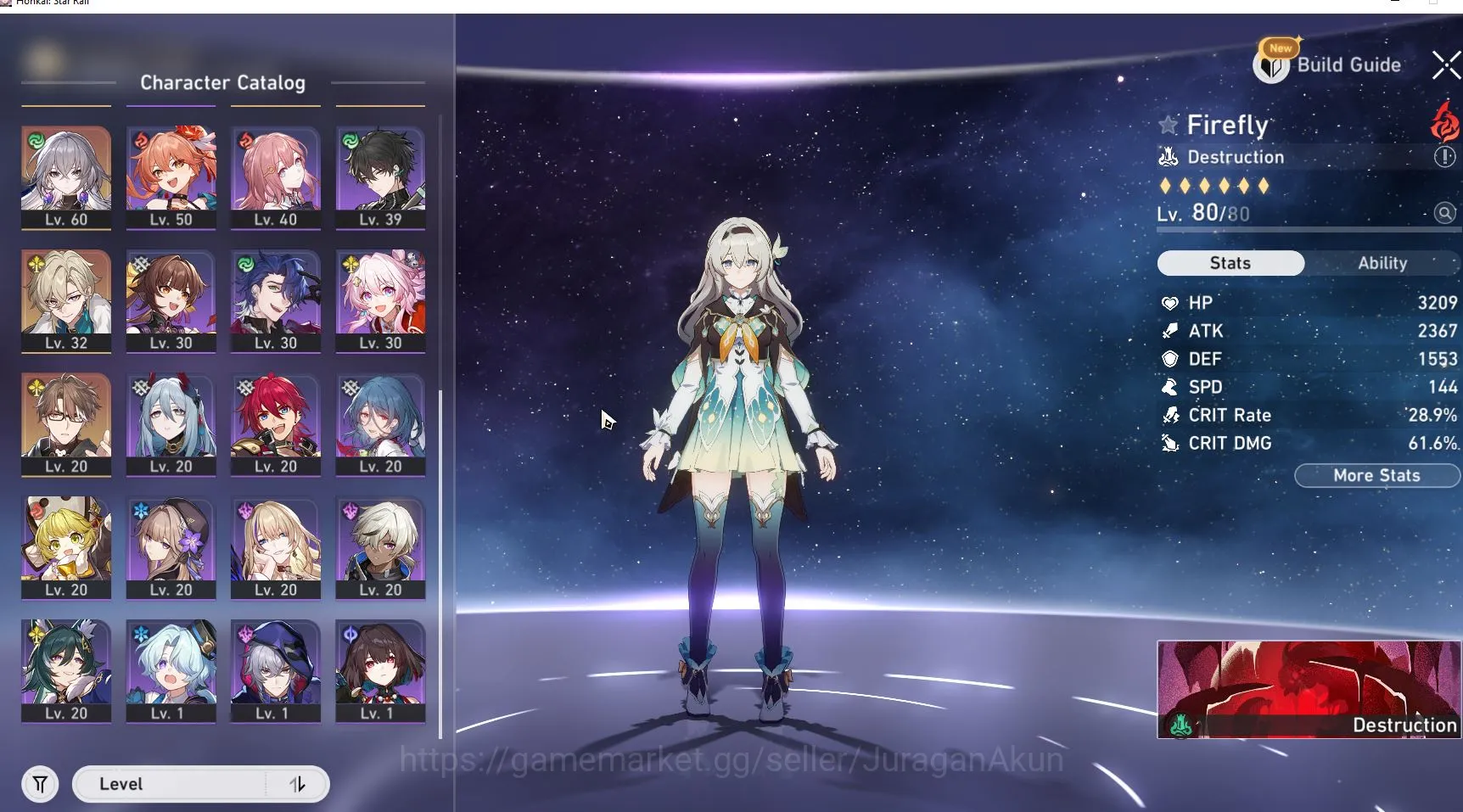 Honkai Star Rail Accounts Mid Game ASIA [TL67] 7 limited (Acheron+Sign, Ruan Mei E1,FireFly ) (Amphoreus ) |Take Email 8