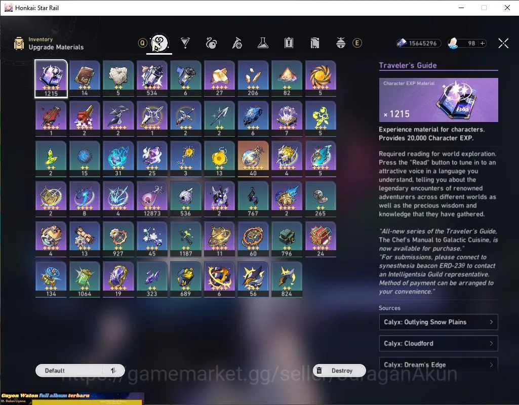 Honkai Star Rail Accounts Mid Game Asia|TL 67|8 Limited[Phainon,Sunday,B3,Sparkle,Aglaea,Archer)+Sign,Saber,Ruan 3