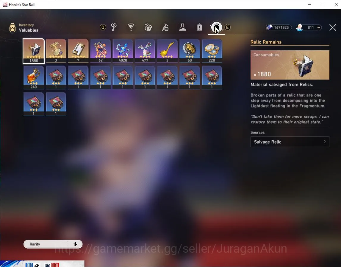 Honkai Star Rail Accounts Mid Game ASIA|TL 60|4 Limited[Castorice,Silver Wolf,Luocha,Archer]|Amphoreus|MC Female|Take 3