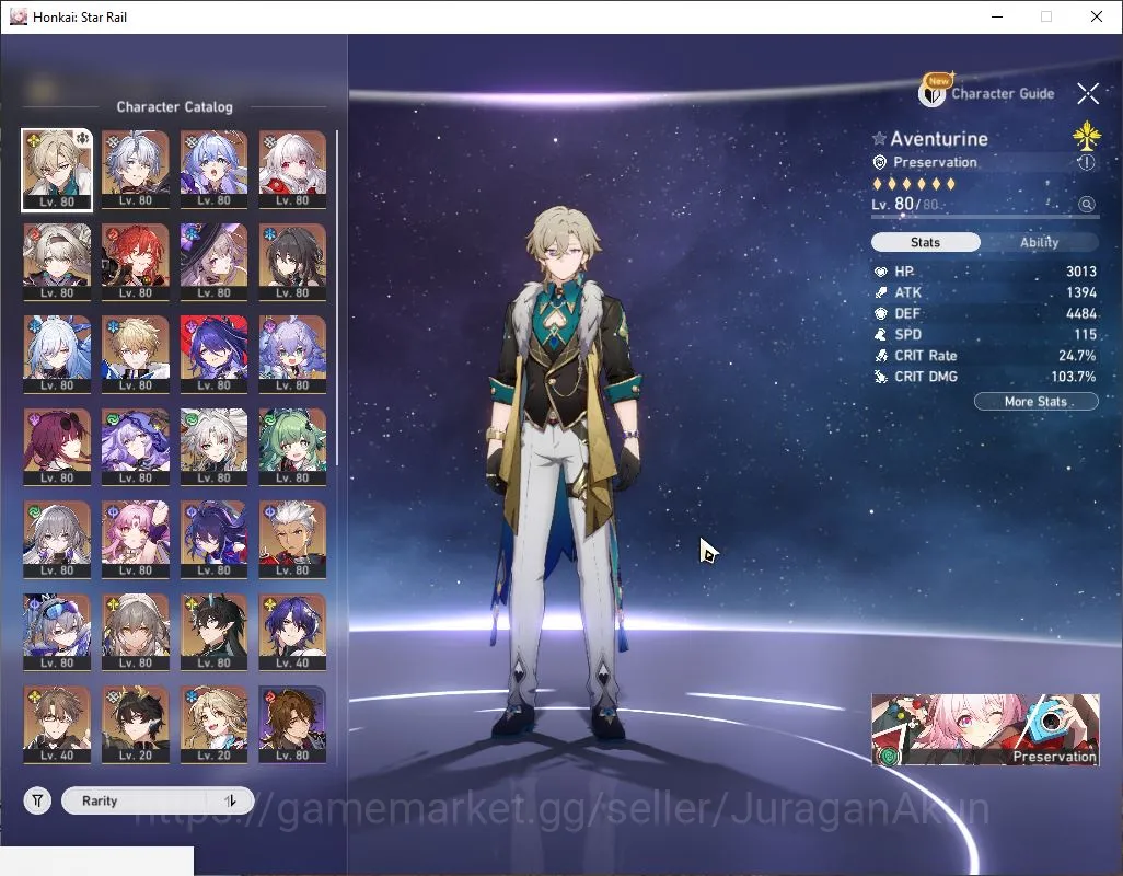 Honkai Star Rail Accounts End Game ASIA|TL 70|16 Limited|[Acheron E2,kafka,Jingliu,FireFly]+Sign BlackSwan 3