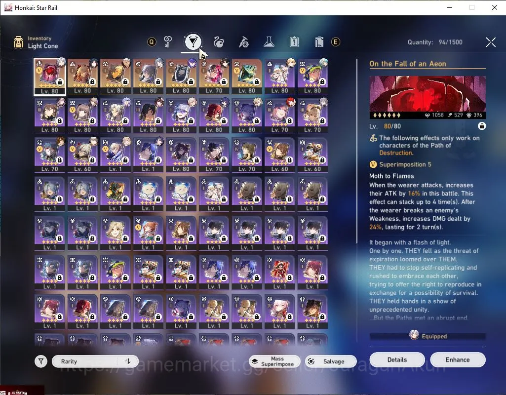 Honkai Star Rail Accounts ASIA |TL 70| 15 Limited |Acheron+Sign,Archer+Sign, image 3