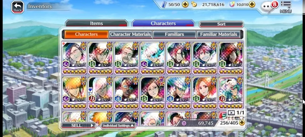 Bleach: Brave Souls Accounts Mid-Tier [GLOBAL]|10k Orb|7 Char 5/5[Trio TYBW25(Uryu,Renji,Jushiro),Ichigo TYBW24,Oh-Etsu