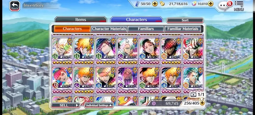 Bleach: Brave Souls Accounts Mid-Tier [GLOBAL]|10k Orb|7 Char 5/5[Trio TYBW25(Uryu,Renji,Jushiro),Ichigo TYBW24,Oh-Etsu 2