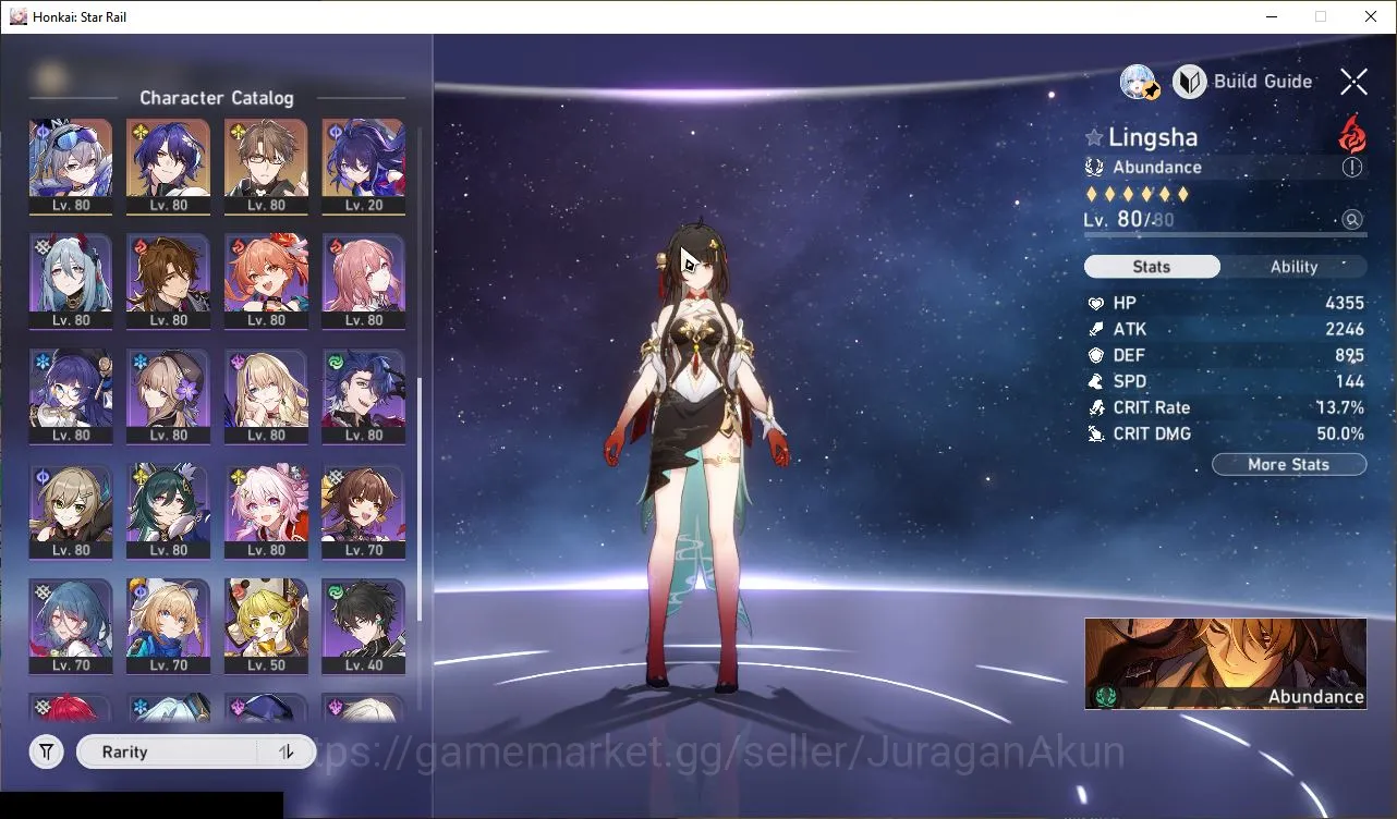 Honkai Star Rail Accounts Mid Game ASIA|TL70|Limited 13 [Robin+Sign,Ruan 4