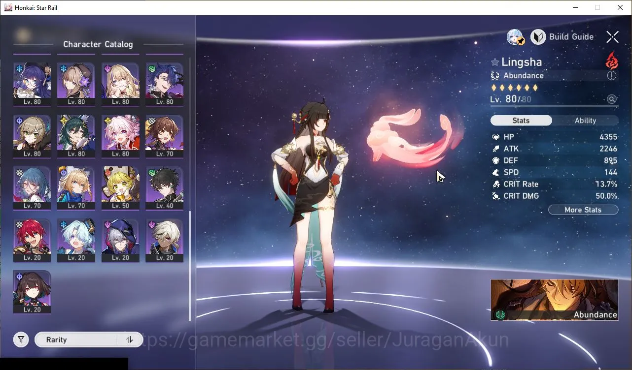 Honkai Star Rail Accounts Mid Game ASIA|TL70|Limited 13 [Robin+Sign,Ruan 5