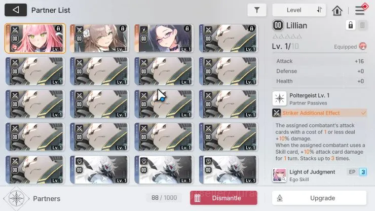 Chaos Zero Nightmare Accounts GLOBAL Lv05|2 SSR (Luke Meilin) + 9SR (MikaM2,Amir image 3