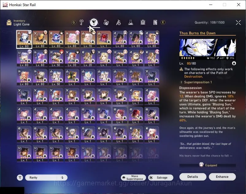 Honkai Star Rail Accounts Mid Game Asia|TL 67| 7 Limited |(Cyrene,Phainon,Archer)+Sign [Sunday,Saber,Ruan Mei Etc] |MC 3