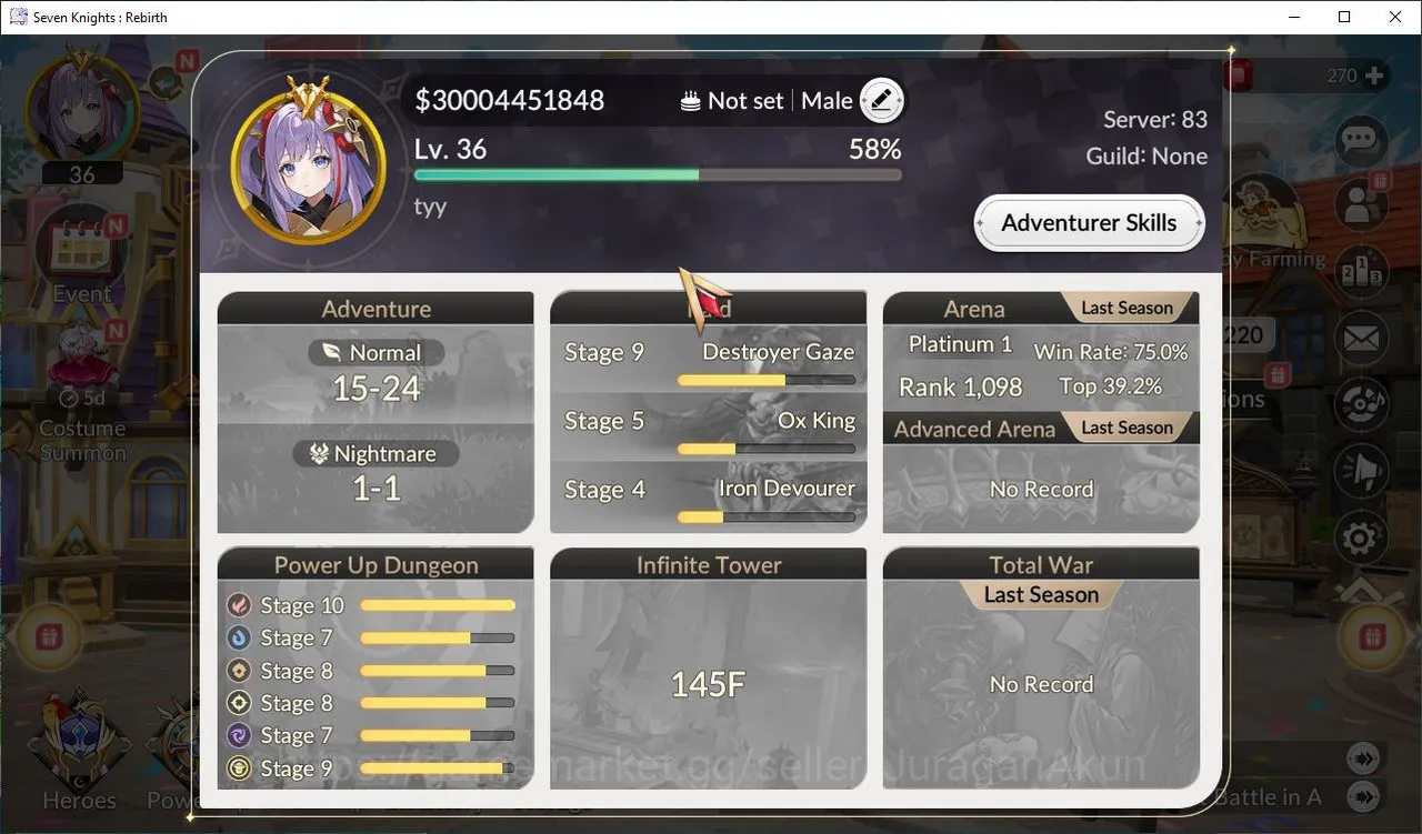 Seven Knights Re:Birth Accounts [Re:BIRTH]Global300xx|24 Legend,11 SPECIAL|KyleTC5 image 2