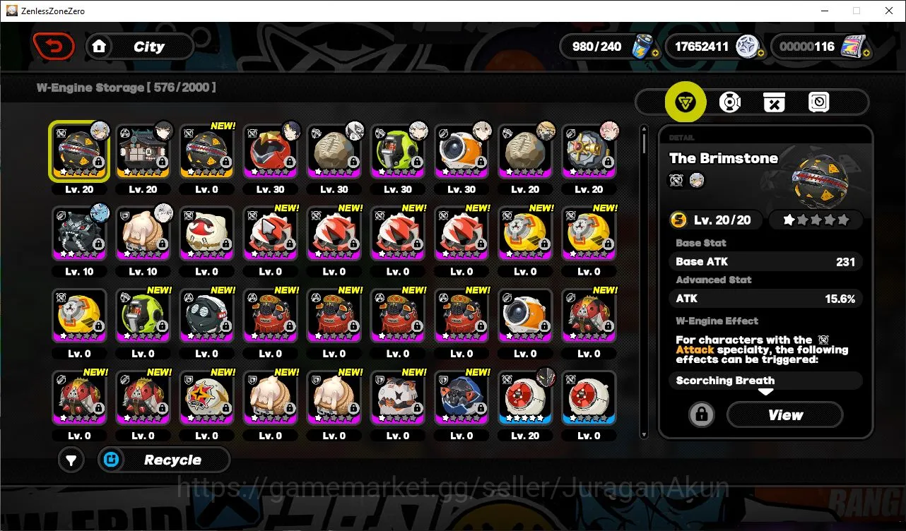 Zenless Zone Zero Accounts Mid-Game Asia IK53 |S 2 CH 2 | 2 Limit [Miyabi+Sign,Harumasa] + 5 Std|2 S WEngine|MC Wise|Take 3