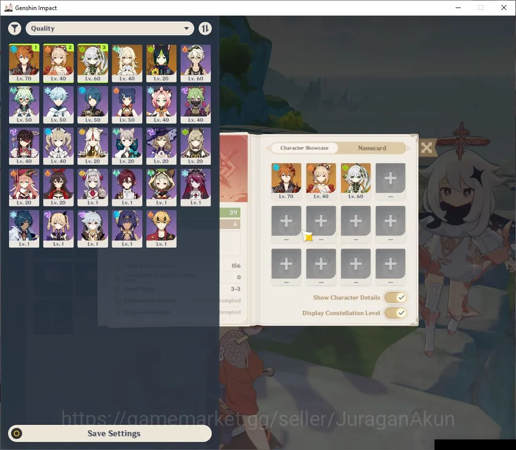 Genshin Impact Mid Game ASIA |AR 39| 3 Limited+1 [5 Star Weapon]| Yoimiya, image 1