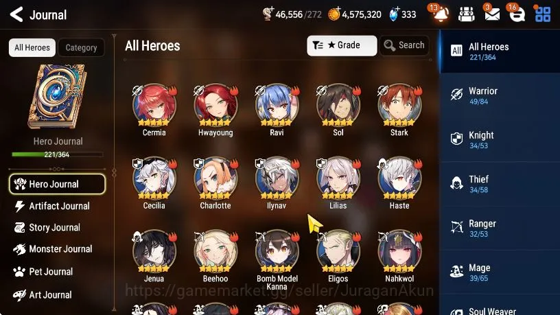 Epic Seven Accounts Asia verif|Best Starter|22 ML(NM Luna,DB Senya,Mai image 3