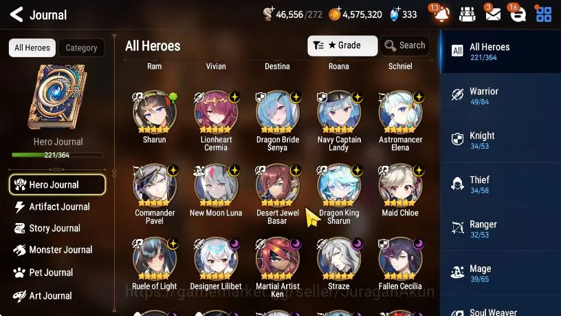 Epic Seven Accounts Asia verif|Best Starter|22 ML(NM Luna,DB Senya,Mai image 7