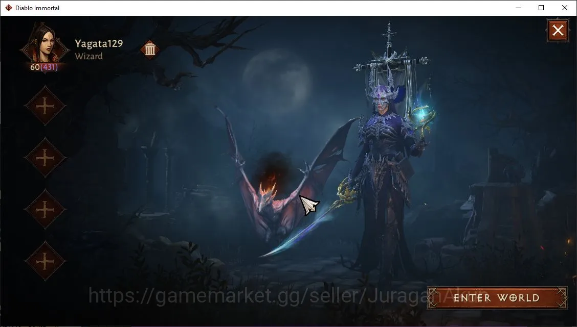 SEA-Peth | can move server | Lv 60(431) Wizard 29K CR | Reso 570 | Hell 2 Paragon | One Cosmetics | Esessence Lvl 2 12/30 | Check SS(DI797) Diablo Immortal Mid-Tier SEA-Peth | can move server | Lv 60(431) Wizard 29K image 1