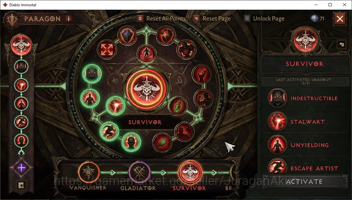 Diablo Immortal Accounts Mid-Tier SEA-Peth | can move server | Lv 60(431) Wizard 29K CR | Reso 570 | Hell 2 Paragon | One 8
