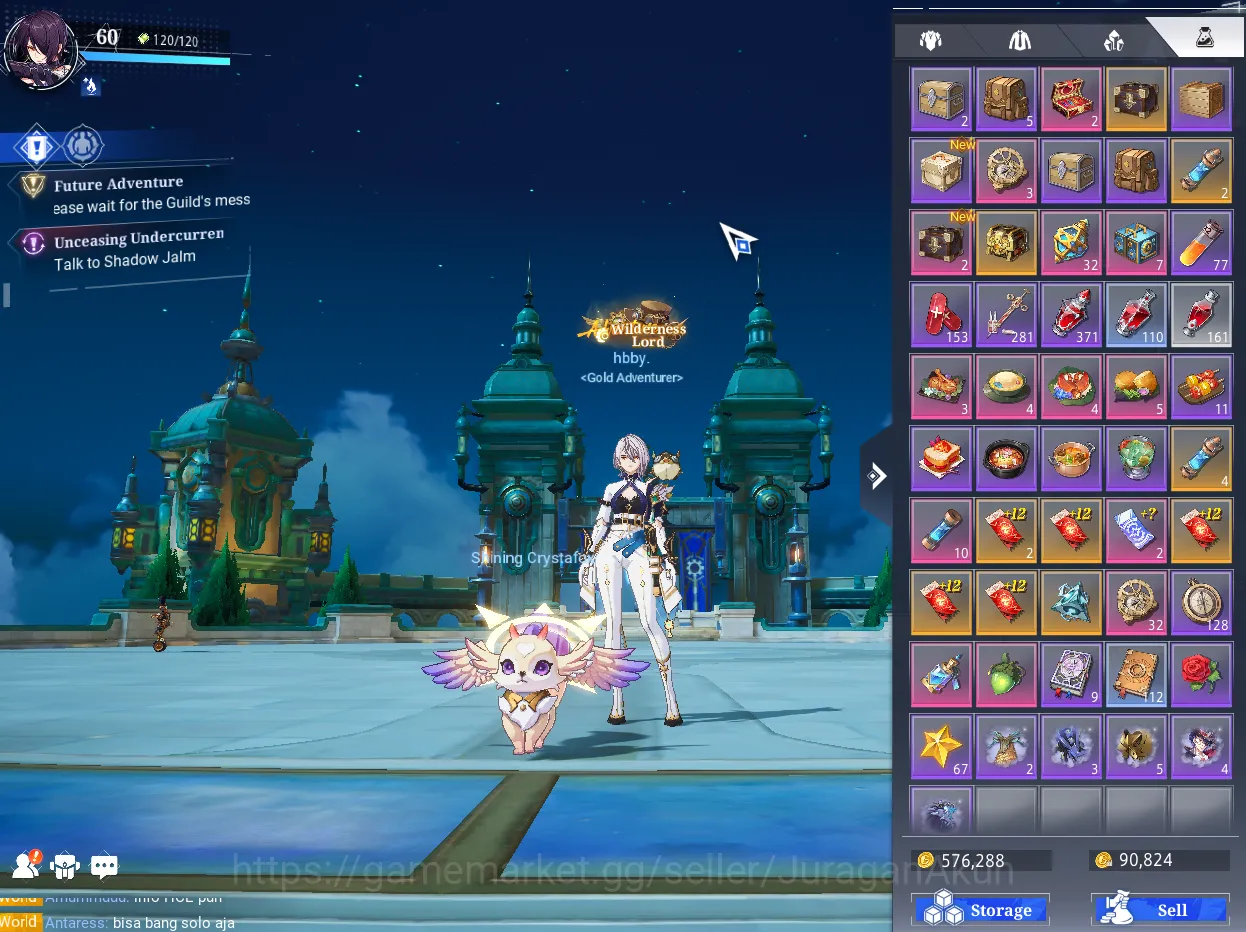 Crystal of Atlan Accounts Fresh SV THR 09 (ID) | Bounty Hunter Lv 60 Power 31k Power + 3 Pet + Many Resource |Log Google 2