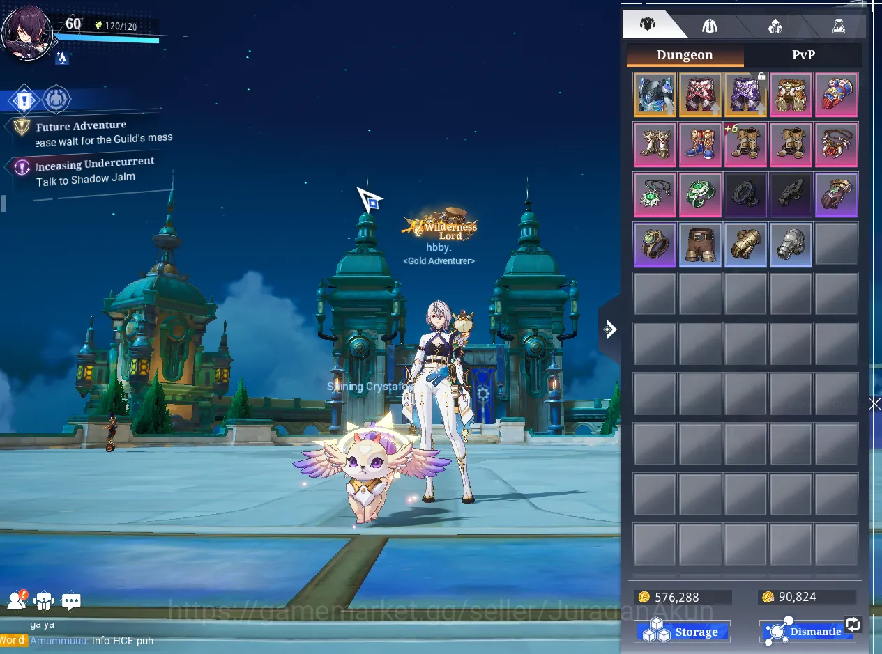Crystal of Atlan Accounts Fresh SV THR 09 (ID) | Bounty Hunter Lv 60 Power 31k Power + 3 Pet + Many Resource |Log Google 5