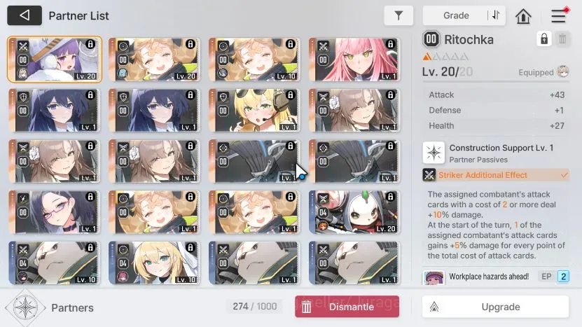 Chaos Zero Nightmare Accounts Global Lv22| 4 SSR (Rin, Haru, Kayron, Renoa) + 8 SR (Mika M4, Tressa M3, etc) + 15 SR 4