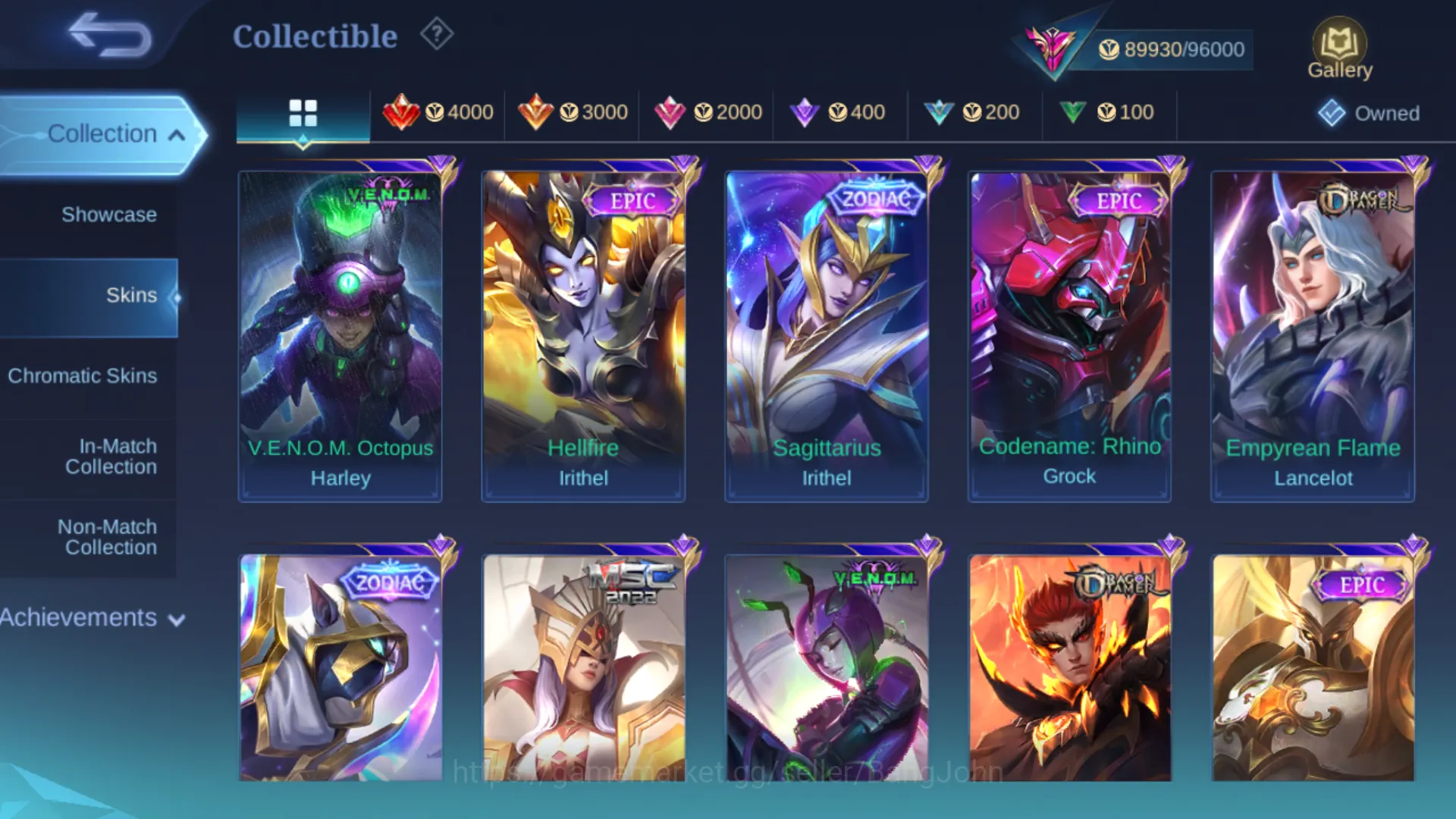 Mobile Legends: Bang Bang Accounts Hero 131 | Skin 333 | Legend Alucard | Aspirants L image 15