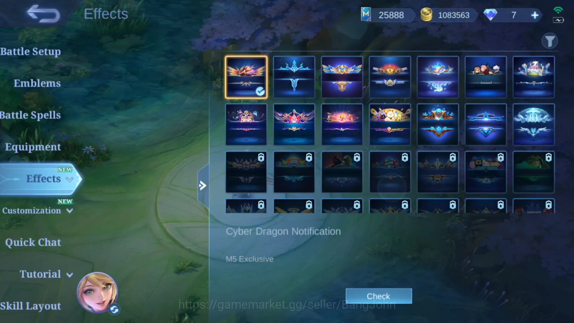 Mobile Legends: Bang Bang Accounts Hero 131 | Skin 333 | Legend Alucard | Aspirants L image 4