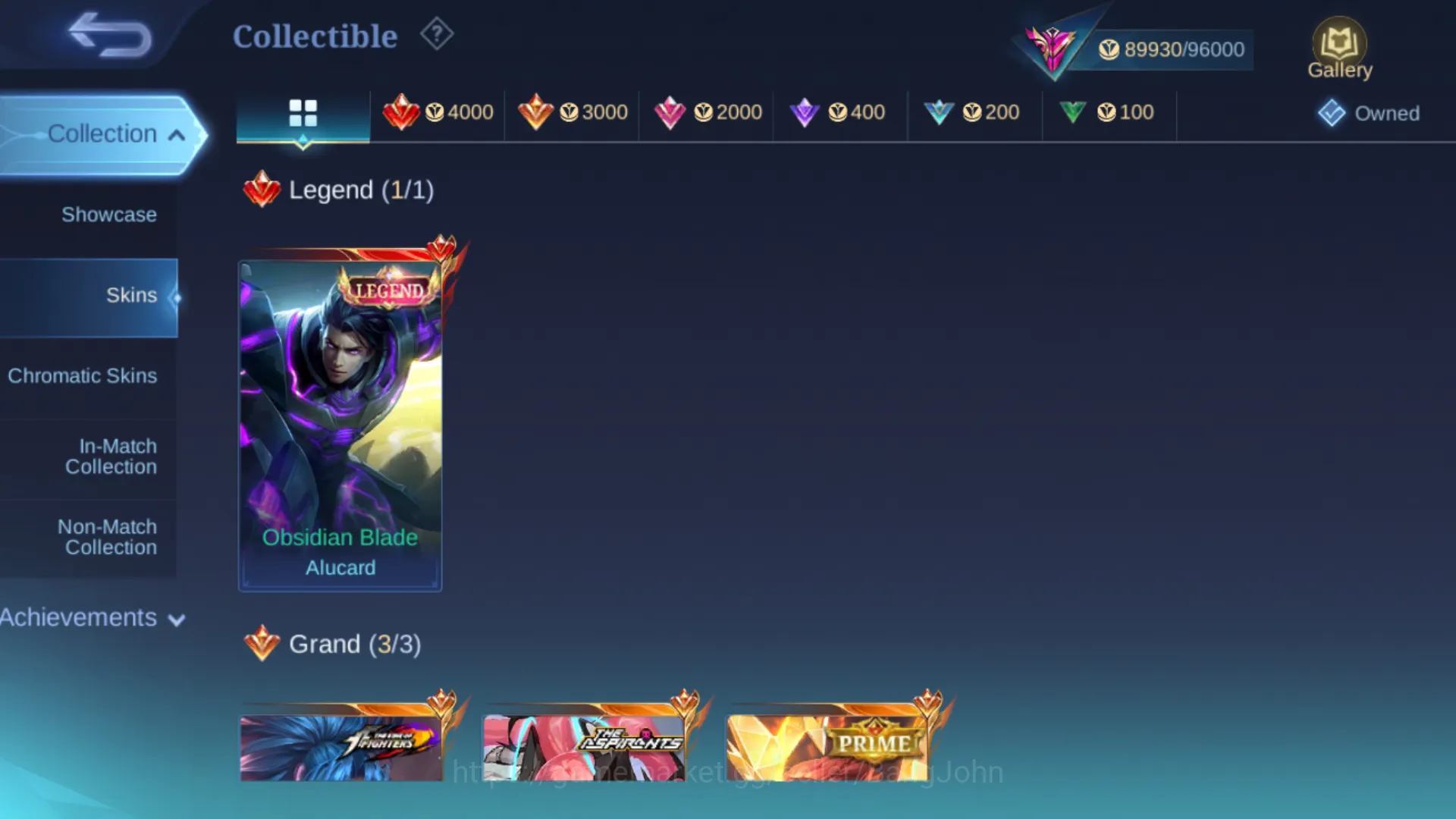 Mobile Legends: Bang Bang Accounts Hero 131 | Skin 333 | Legend Alucard | Aspirants L image 8