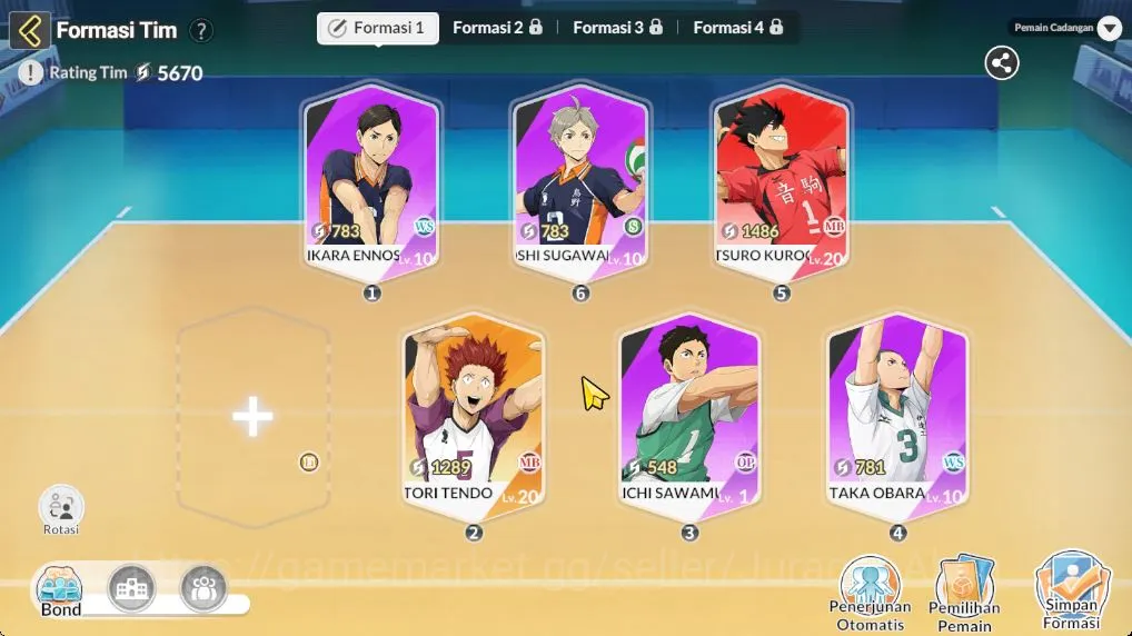HAIKYU!! FLY HIGH Accounts [SEA]Lv27|270 DM|UR Tetsuro Kuroo + 2 SSR (Lev Hai image 3