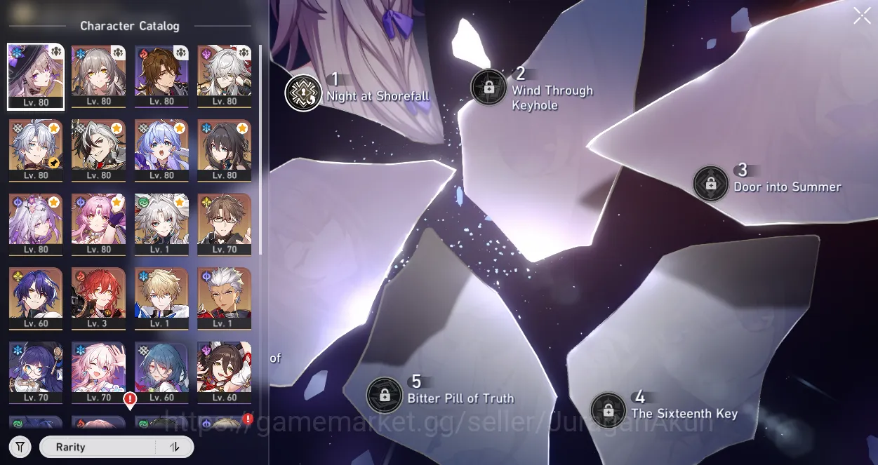 Honkai Star Rail Accounts Mid Game ASIA [TL68] 10 Limited + 3 Sign(TheHertaE1S1, CastoriceE0S1, PhainonE0S1) & ETC|Ampo|Take 4