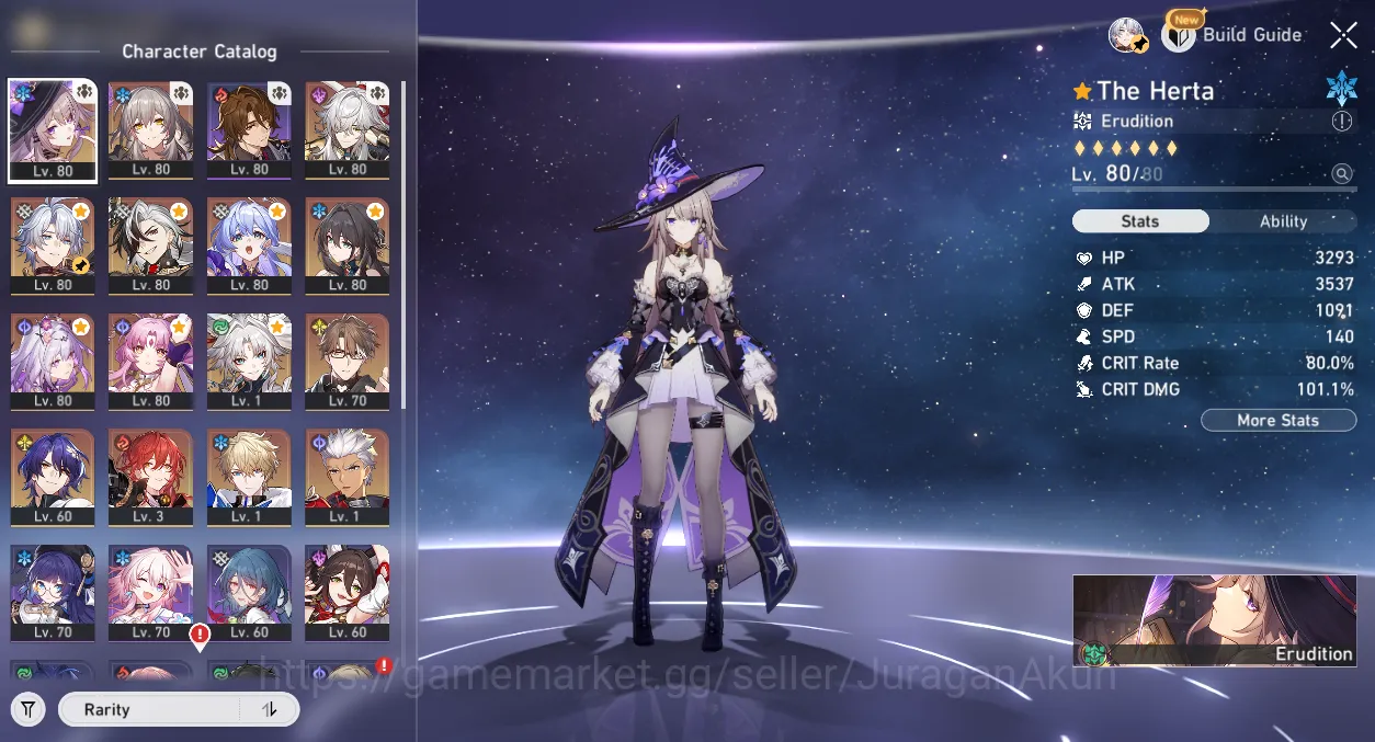 Honkai Star Rail Accounts Mid Game ASIA [TL68] 10 Limited + 3 Sign(TheHertaE1S1, CastoriceE0S1, PhainonE0S1) & ETC|Ampo|Take 6