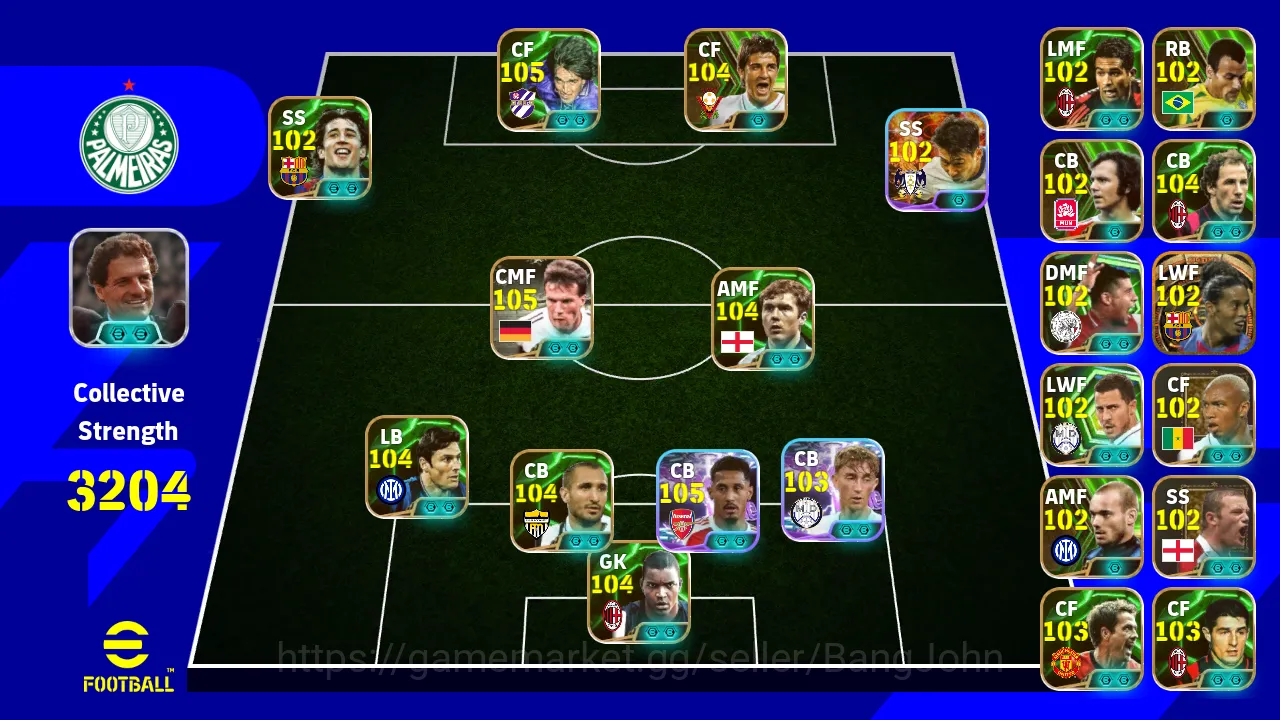 Power 3204 | son blitz totenham | lothar matthaus tsubasa | chiellini epic db new | saliba showtime | dida epic db new EFB453B eFootball Others Power 3204 | son blitz totenham | lothar matthaus image 1