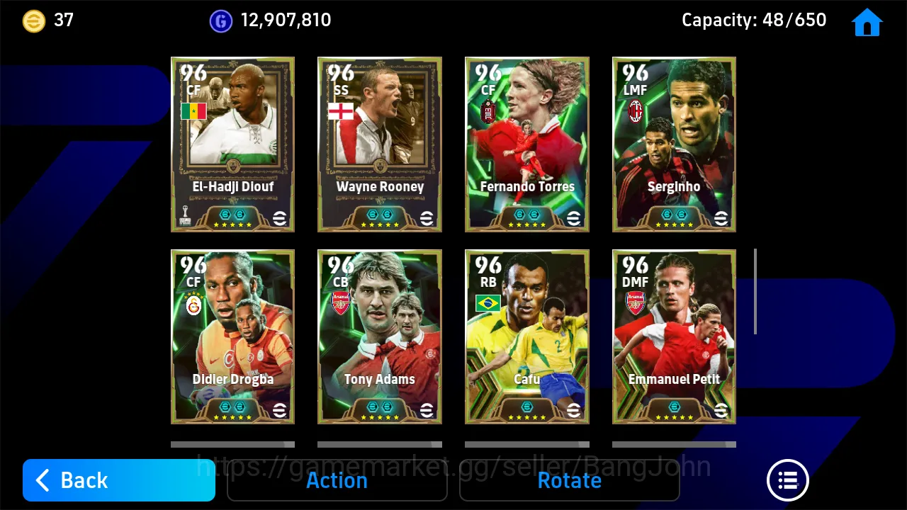 eFootball Accounts Others Power 3204 | son blitz totenham | lothar matthaus tsubasa | chiellini epic db new | saliba 4
