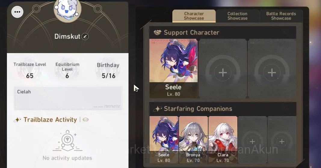 Honkai Star Rail Mid Game ASIA|TL65|9 Limited [The Herta+Sign,Castorice+Sign image 1