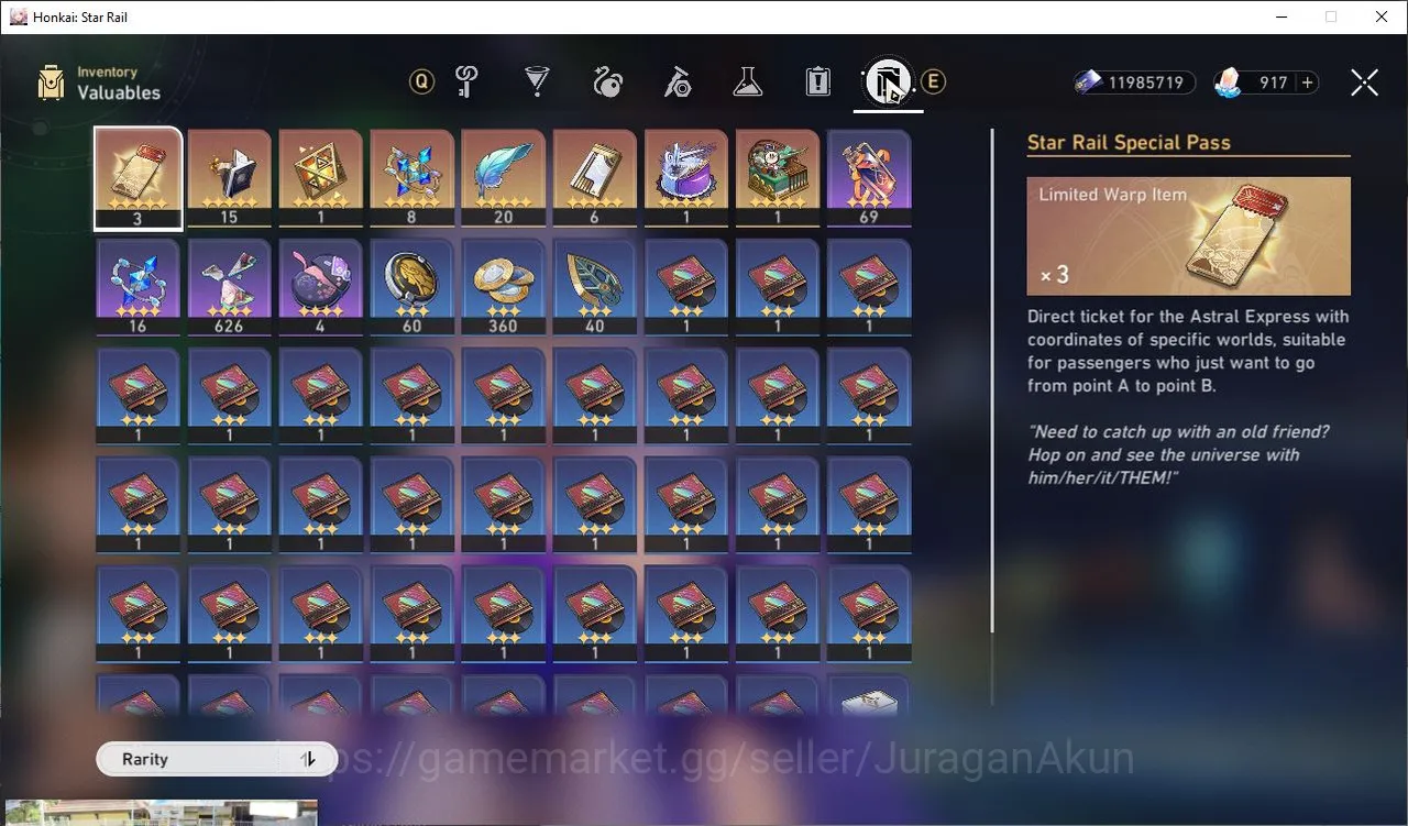 Honkai Star Rail Accounts Mid Game ASIA|TL65|9 Limited [The Herta+Sign,Castorice+Sign,Robin,Luocha,Dan 5