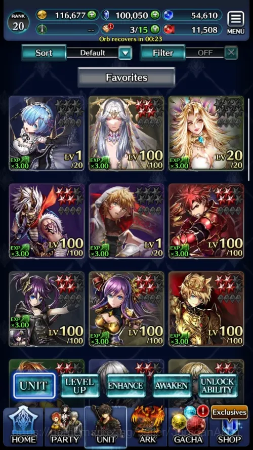 Last Cloudia Accounts GLOBAL | Rank 20| 100k Crystal + Collab Re:Zero Re image 5
