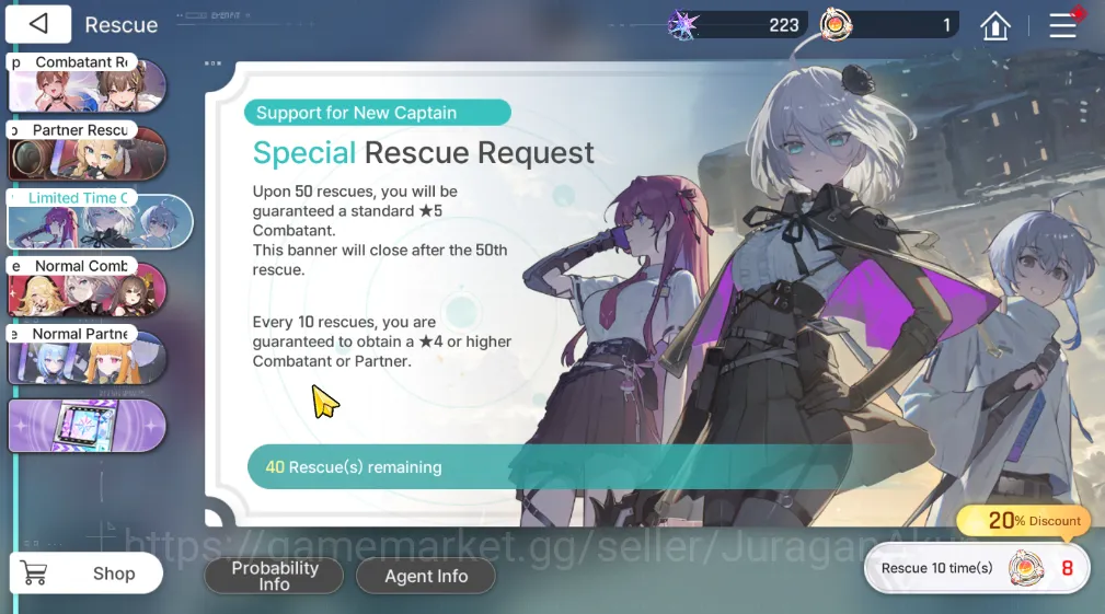 Chaos Zero Nightmare Accounts GLOBAL LV43|9 SSR(YukiM1,LukeM1,RenoaM1,Vero,Haru,MeiLin,Etc 3