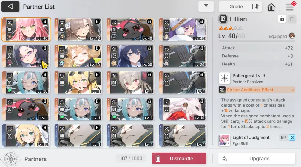 Chaos Zero Nightmare Accounts GLOBAL LV43|9 SSR(YukiM1,LukeM1,RenoaM1,Vero,Haru,MeiLin,Etc 4