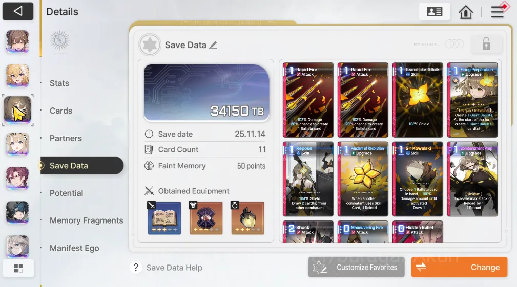 Chaos Zero Nightmare Accounts GLOBAL LV43|9 SSR(YukiM1,LukeM1,RenoaM1,Vero,Haru,MeiLin,Etc 6