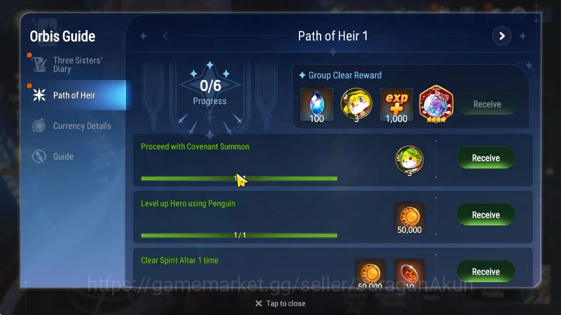 Epic Seven Accounts Starter Global Unverif|Fresh Starter|Low Progress|2 ML (Requim 4