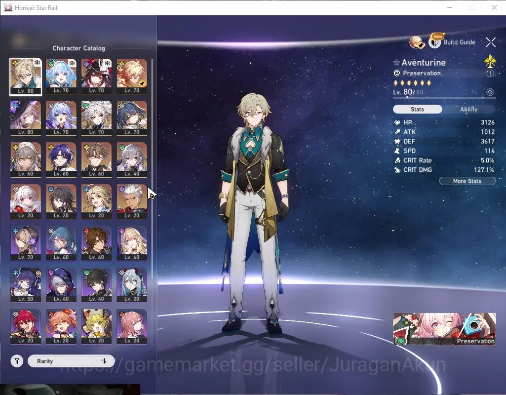 Honkai Star Rail Accounts Mid Game ASIA|TL65|10 Limited [Ceydra,The 2